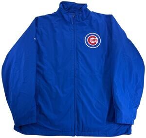Chicago Cubs Majestic Authentic Collection Interchange Men's XL Blue MLB Jacket